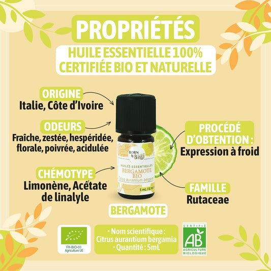 Huile essentielle Bergamote Certifiée Bio-1