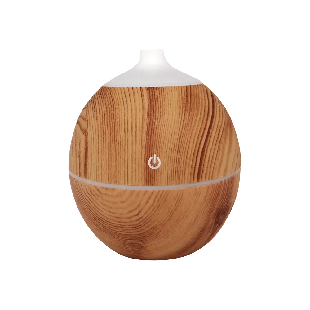 Diffuseur & Humidificateur d'huiles essentielles aspect bois clair-0
