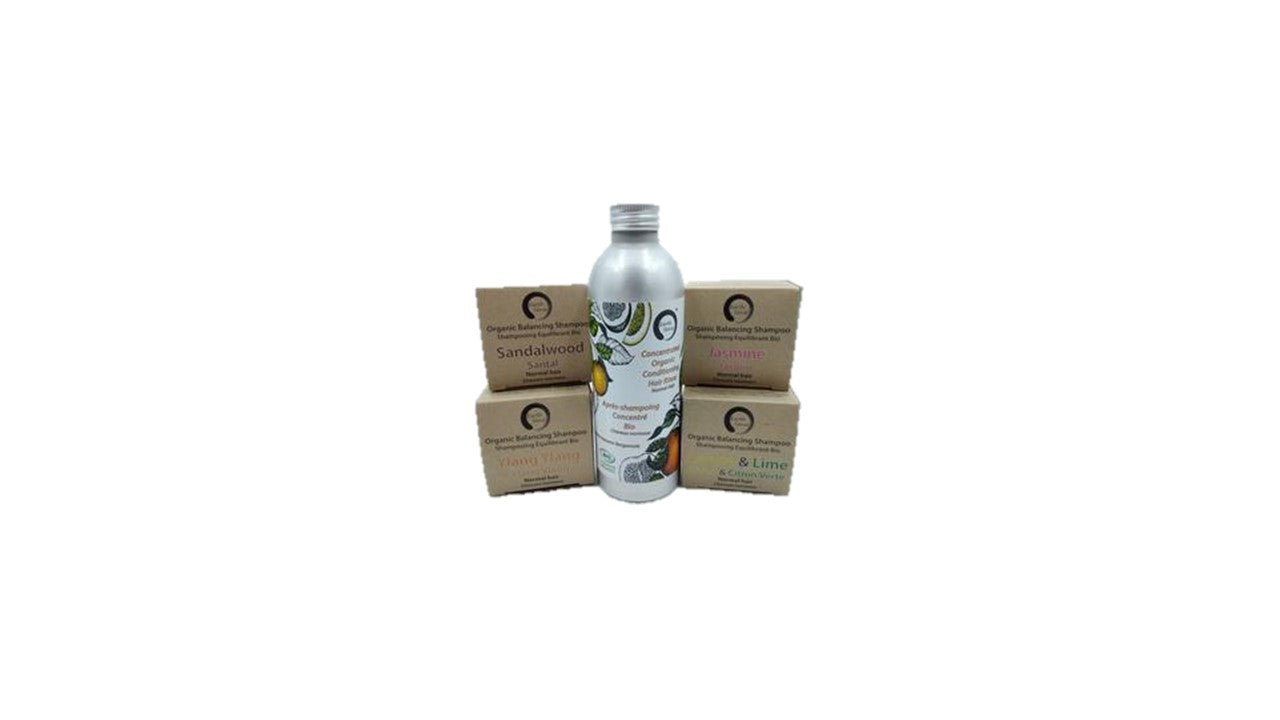 Organic Certified Balancing Solid Shampoo - Lavender & Rosemary - Dry & all Hair Types 60g-4