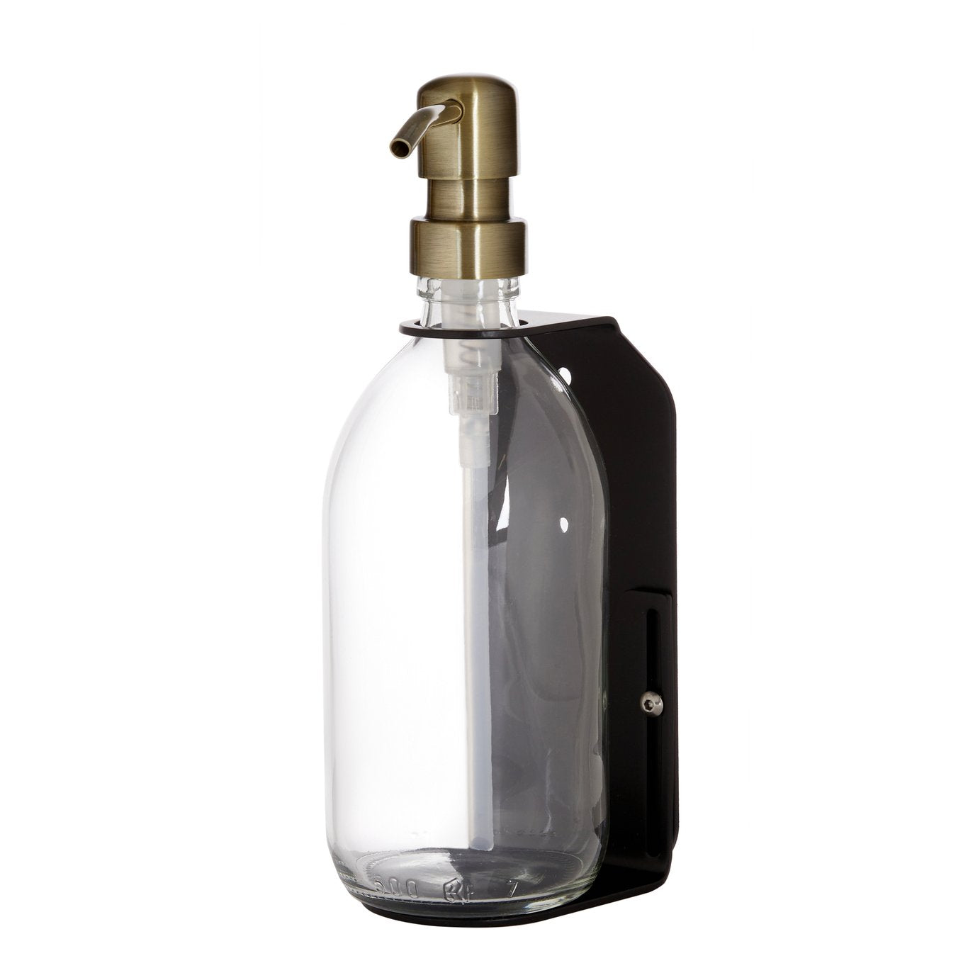 Black Single Wall Mounted Soap Dispenser-9