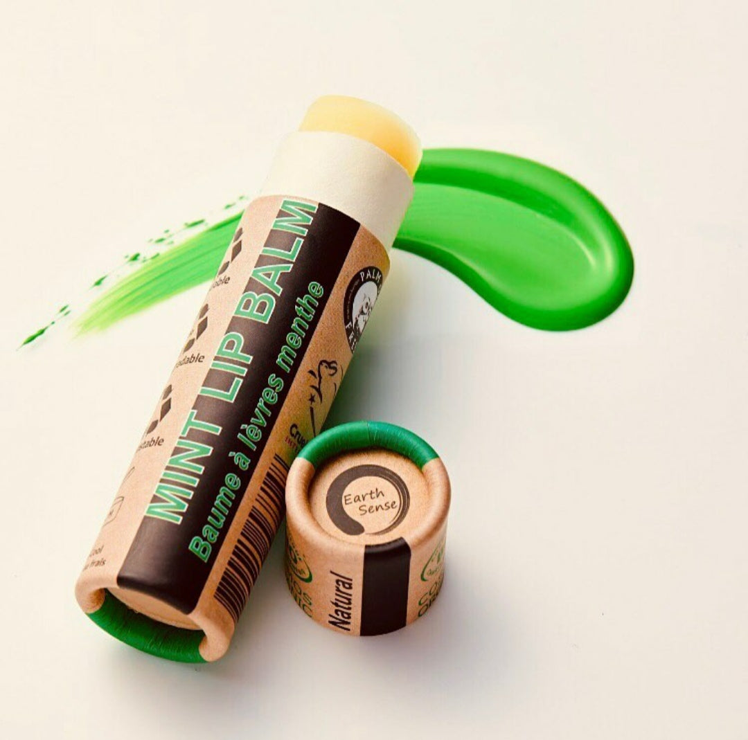 Organic Peppermint Lip Balm 15ml-2