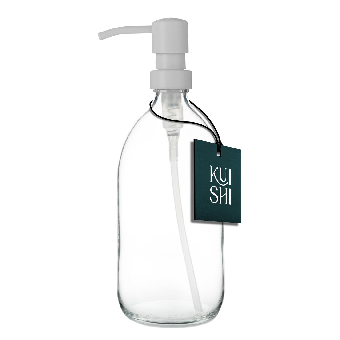 Clear Soap Dispenser Stainless Steel Pump-4