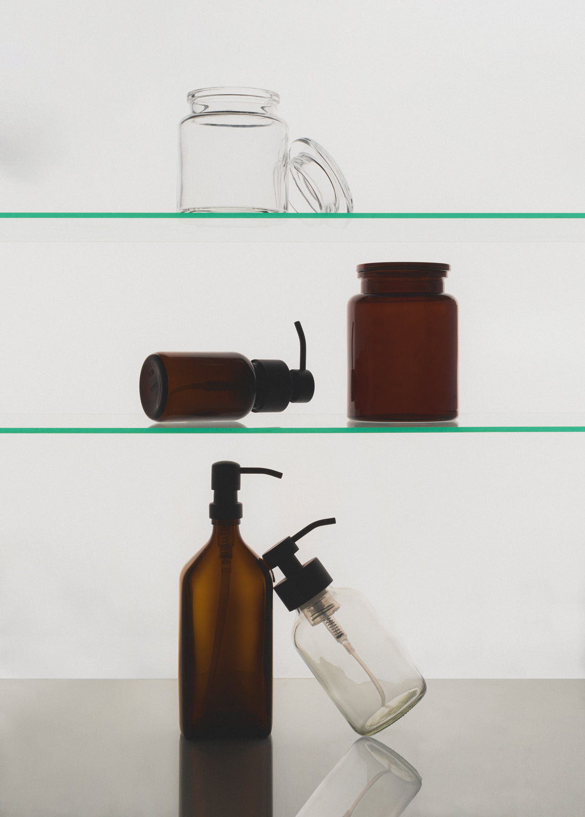 Clear Glass Foaming Dispenser-3
