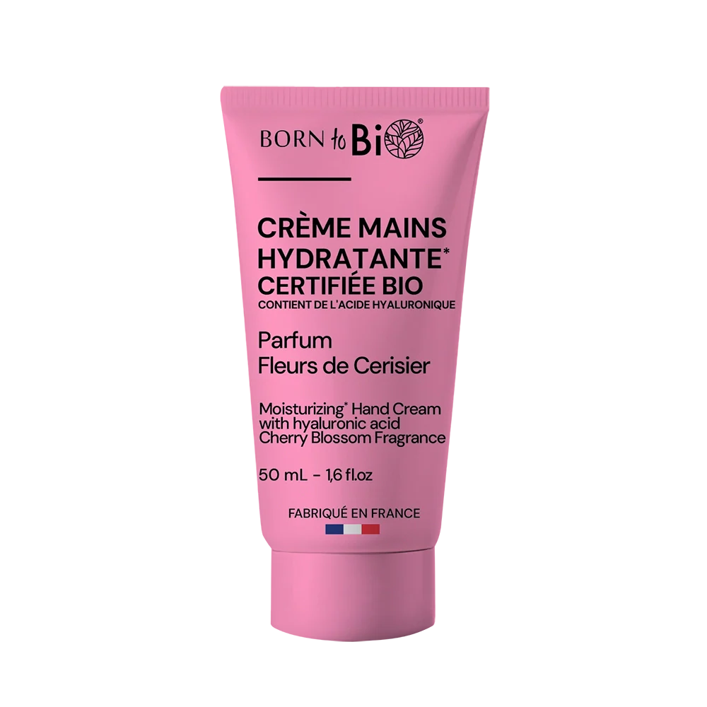 Crème mains acide hyaluronique - Certifiée Bio-0