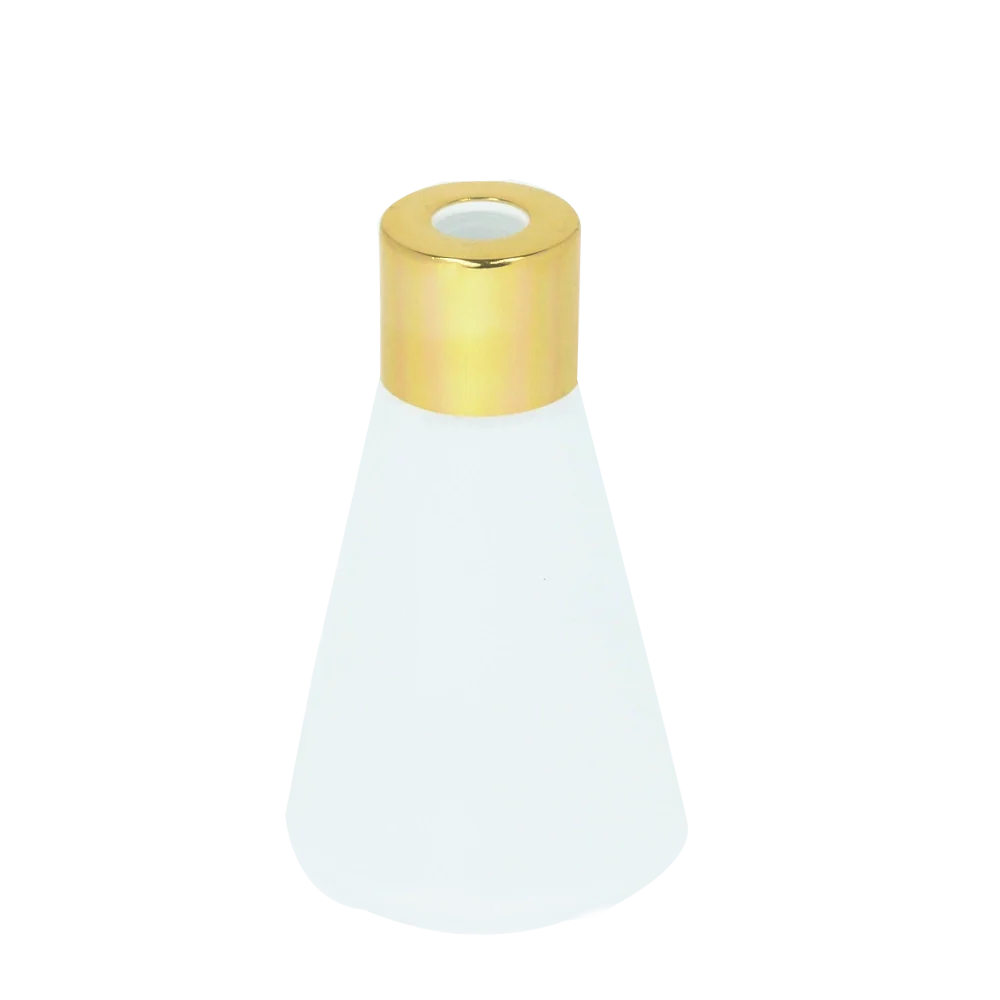 Bouteille verre givre Bouchon or-argent-0