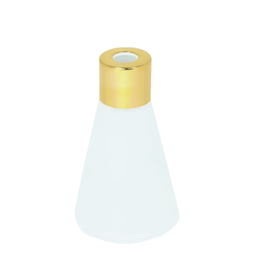 Bouteille verre givre Bouchon or-argent-0