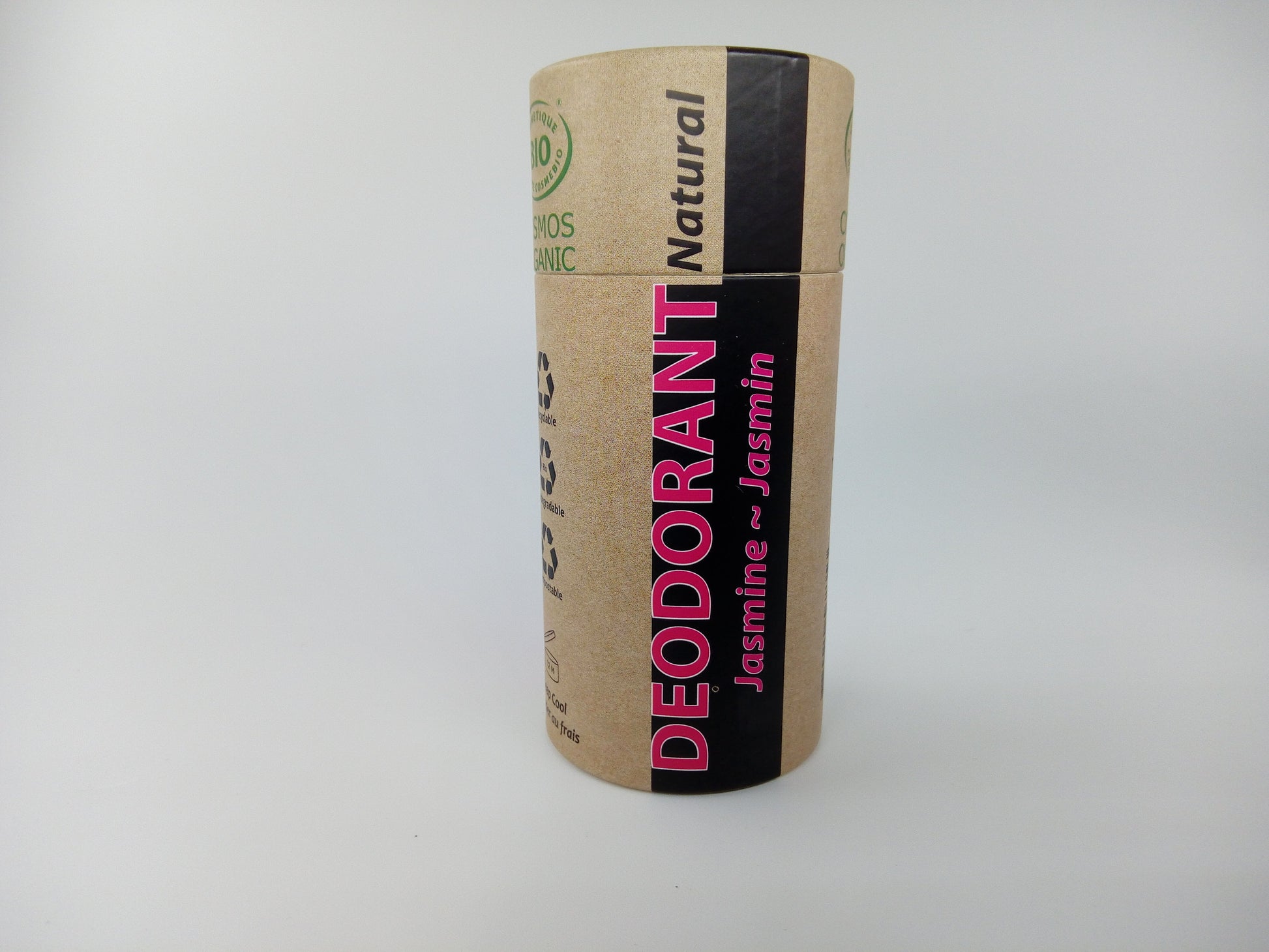 Organic Certified Natural Deodorant - Jasmine 100ml - I piece - 100% recycled paper packaging-13