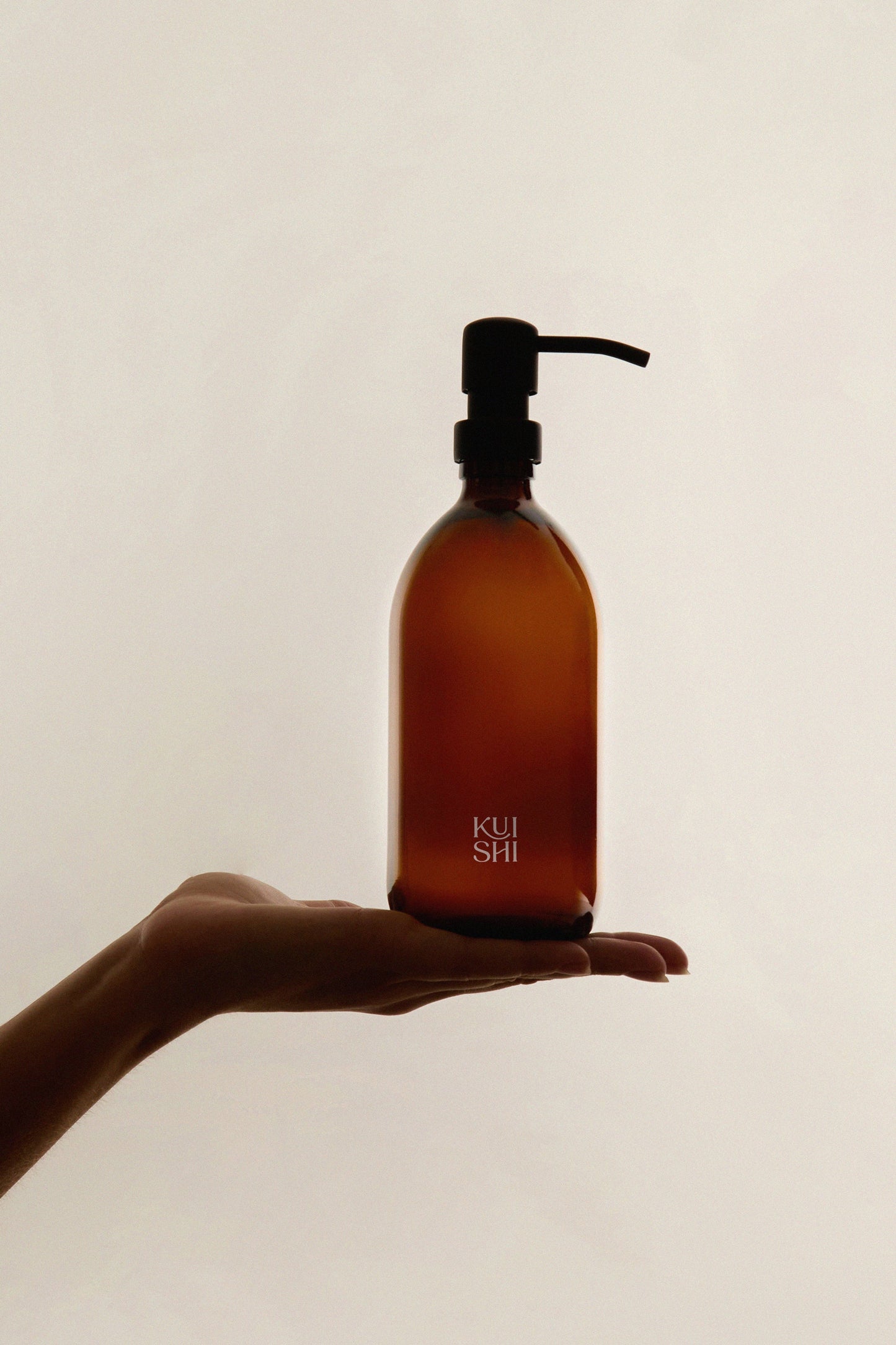 Minimal Amber Soap Dispenser-2