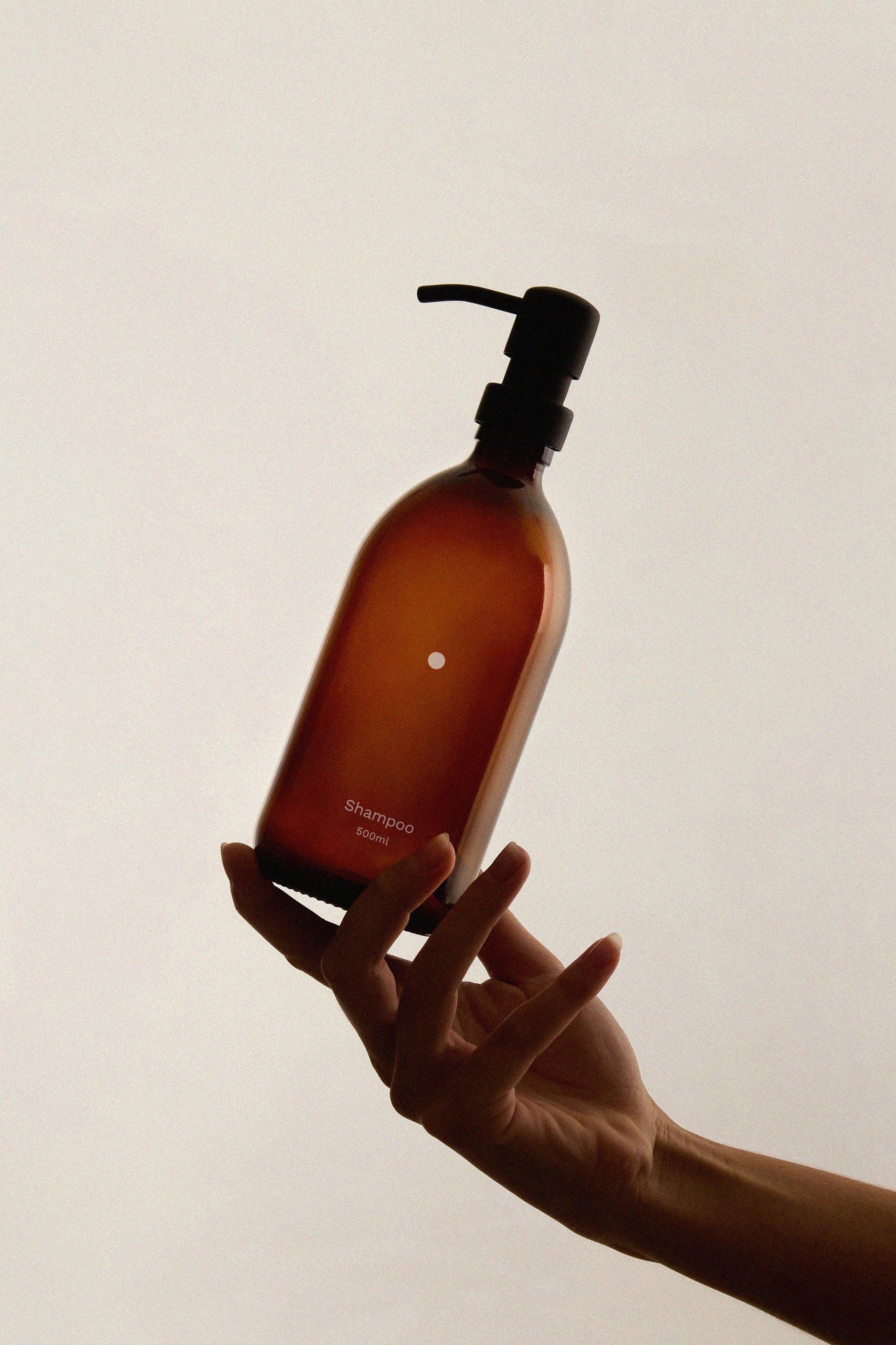 Minimal Amber Soap Dispenser-1