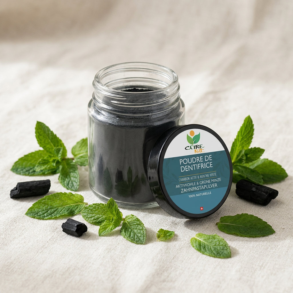 Dentifrice Blanchissant Menthe Verte et Charbon Actif-0