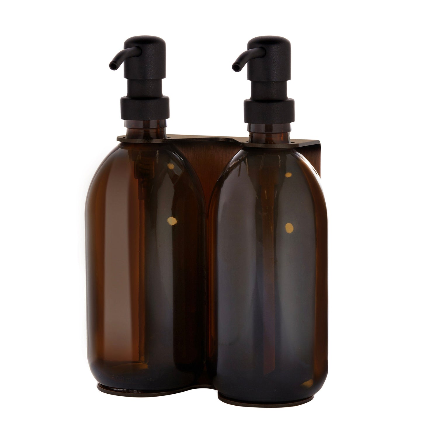 Copper Double Wall Mounted Soap Dispenser-4