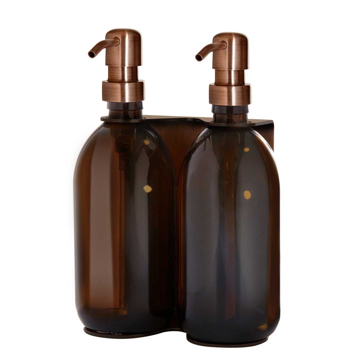 Copper Double Wall Mounted Soap Dispenser-2
