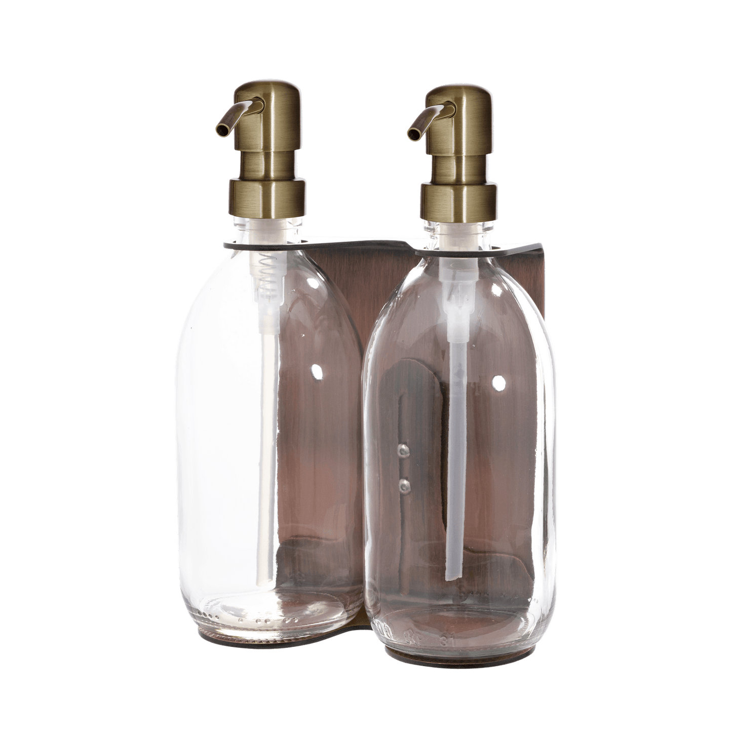 Copper Double Wall Mounted Soap Dispenser-8