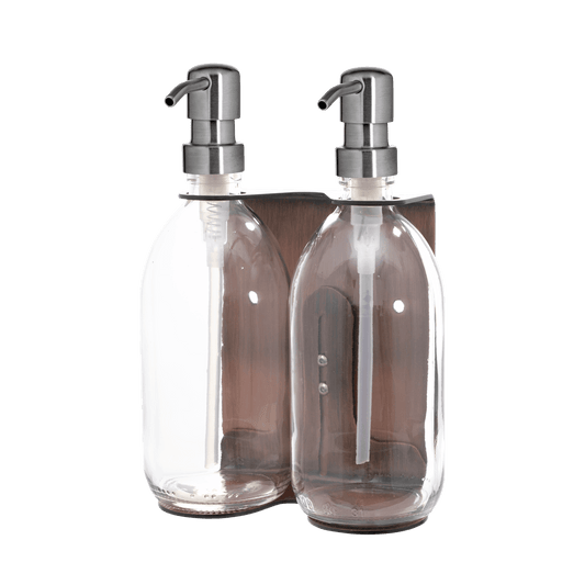 Copper Double Wall Mounted Soap Dispenser-10
