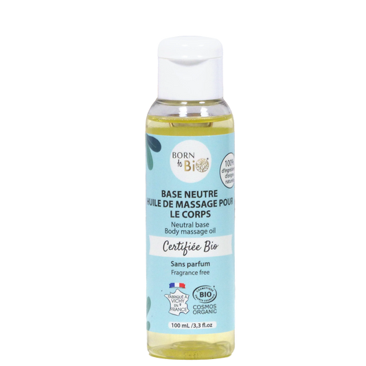 Huile de massage base neutre Certifiée Bio-0