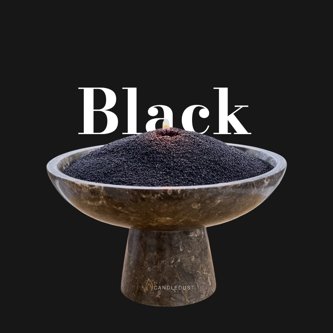 Powdered Candle Refill Kit – Unscented Black, 330g