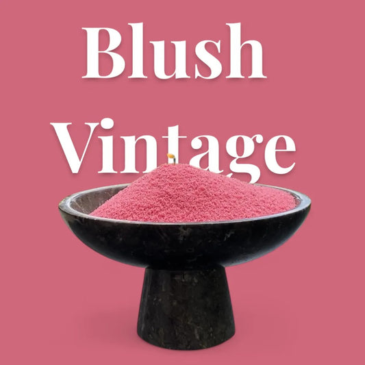 Powdered Candle Refill Kit – Unscented Blush Vintage, 330g
