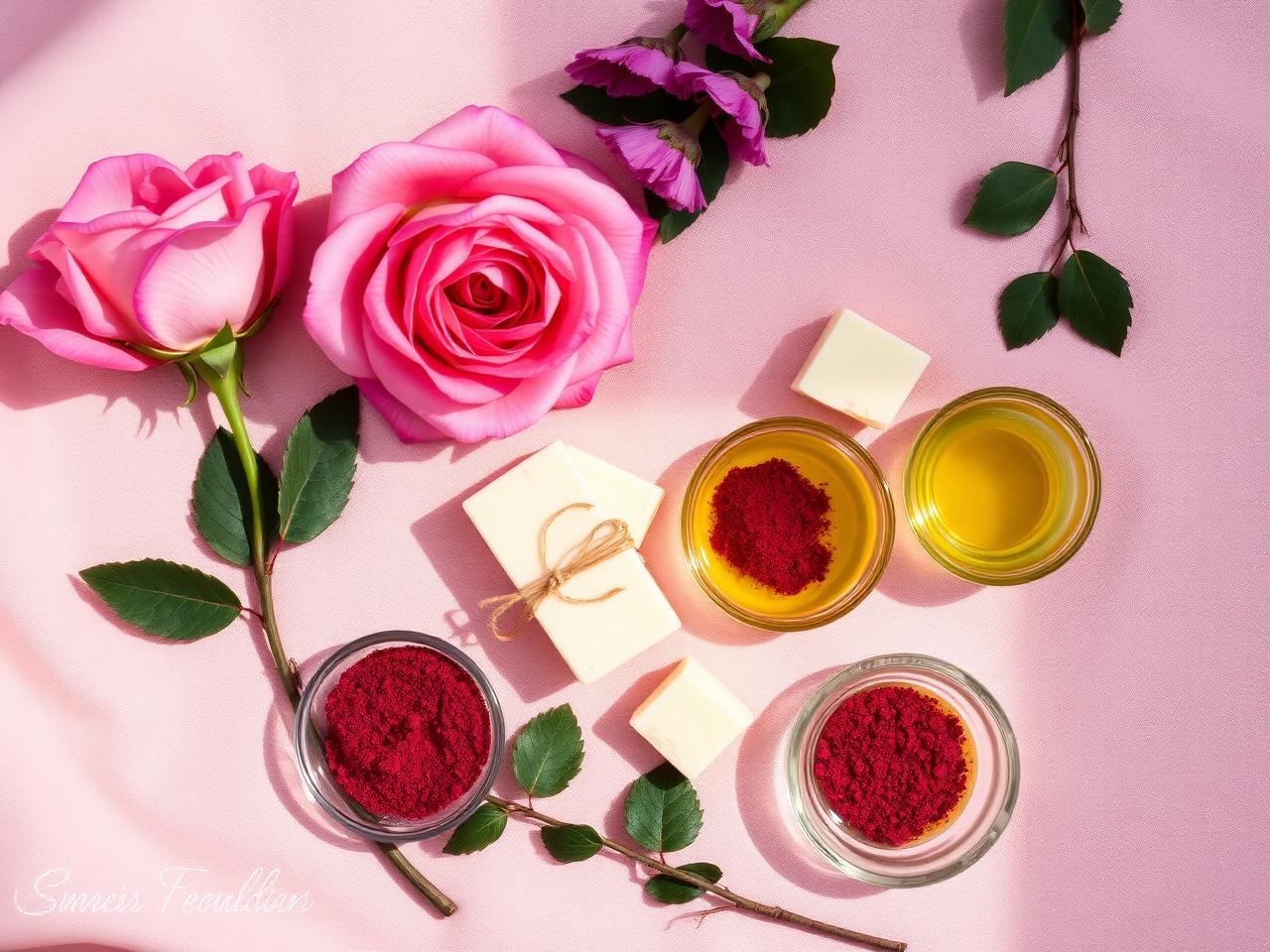 Savon Rose et Géranium-1